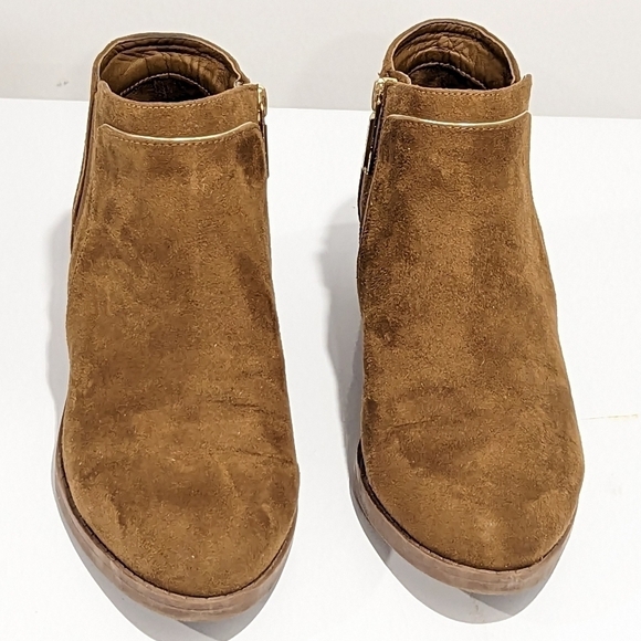 Karl Lagerfeld brown ankle boots size 5.5 - Picture 2 of 12